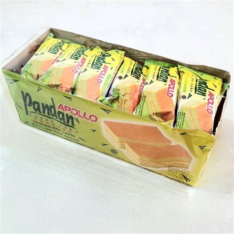 Jual Apollo Bolu Lapis Rasa Pandan 24 Pcs Shopee Indonesia