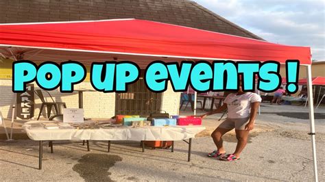 Pop Up Events Preparation And Info Youtube