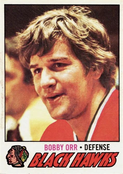 Chicago Blackhawks Legend Bobby Orr Rnhl