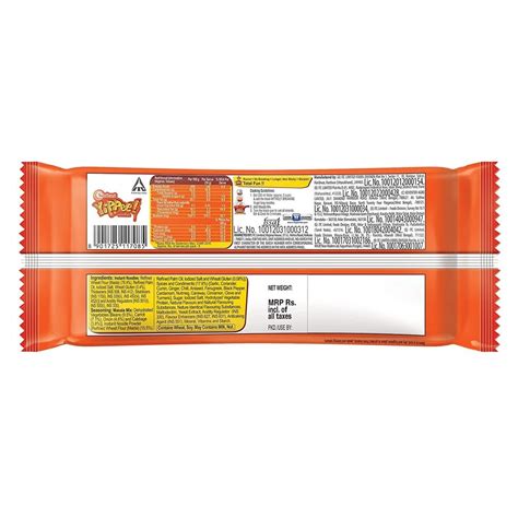 Wheat Flour Sunfeast Yippee Magic Masala Instant Noodles Packaging