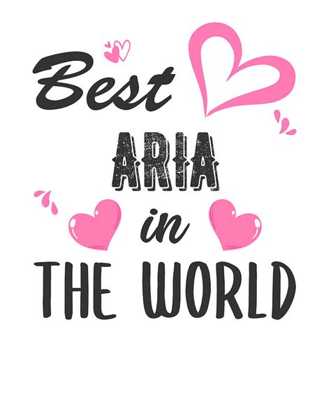 Aria Name Best Aria In The World Digital Art By Elsayed Atta Pixels