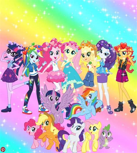 Las mane 7 equestria Girls | Imagenes my little pony