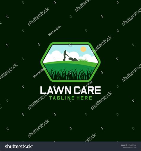 Lawn Care Service Logo Design Vector Stock Vector (Royalty Free ...