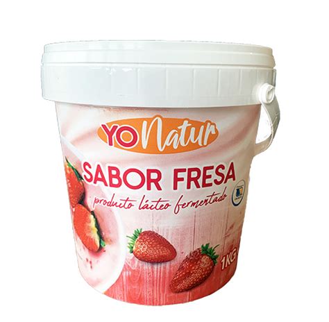 Yogur De Fresa Cubo De L