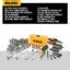 DEWALT Mechanics Tools Kit And Socket Set 1 4 3 8 Drive SAE 108