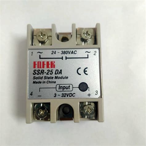 Solid State Relay Module SSR 25DA 24V 380V AC 3 32VDC DC AC Switching