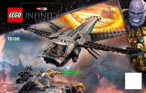 Instrukcja Lego Set Super Heroes Helikopter Czarnej Pantery