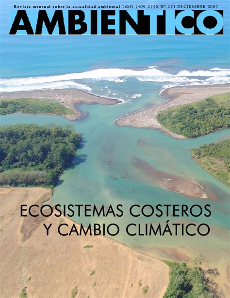 Ecosistemas costeros y cambio climático Revista Ambientico