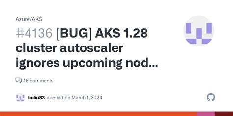 BUG AKS 1 28 Cluster Autoscaler Ignores Upcoming Nodes Causing