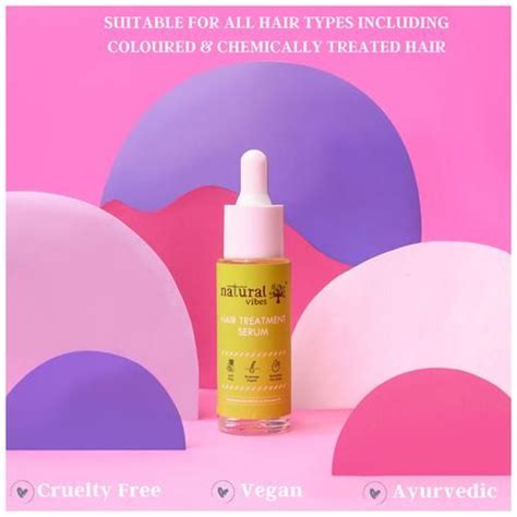 Buy Natural Vibes Hair Treatment Serum Reduces Hair Fall Controls