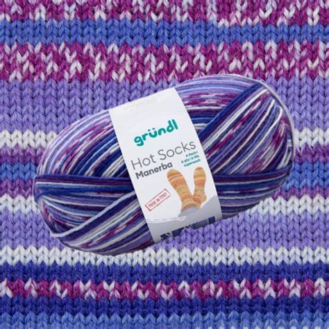 Hot Socks Manerba 6 Draads Paars Wolhalla