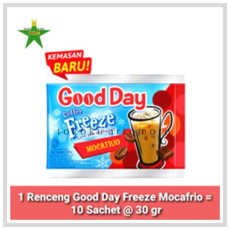 Good Day Coffee Freeze Mocafrio 10 X 30 Gr Minuman Kopi 1 Renteng