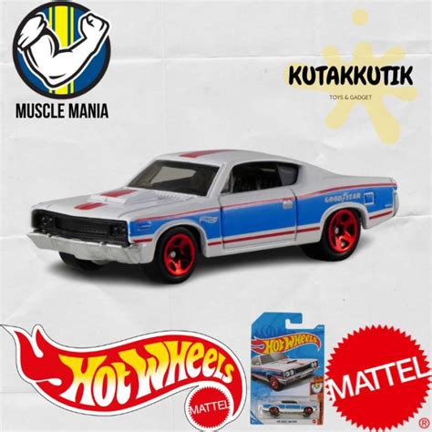 Jual Hot Wheels Amc Rebel Machine Putih Goodyear Muscle Mania Hotwheels Di Seller Kutakkutik