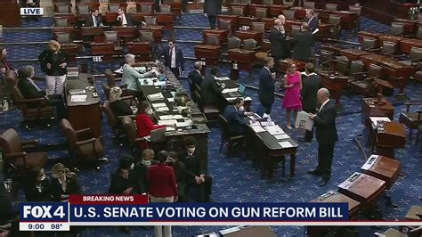 U S Senate Voting On Gun Reform Bill Youtube