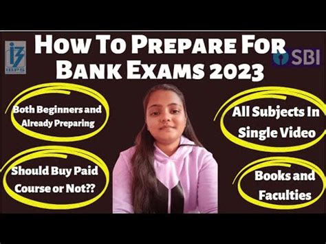 How To Prepare For Bank Exams Full Year Plan Doubts