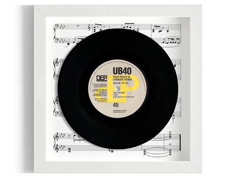 Ub And Chrissie Hynde I Got You Babe Framed Vinyl Record Uk Number One Aug Aug