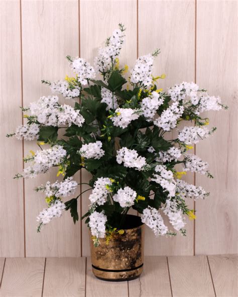 Купить Искусственные цветы сирень в горшке/ Букет цветов/ Искусственные ...