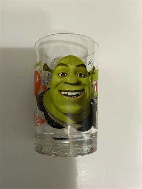 Mcdonald S Dreamworks Shrek The Third Glass Collector S Cup