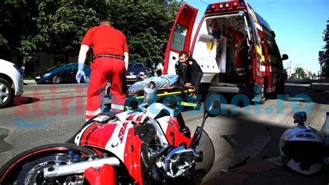 Motociclist R Nit Ntr Un Accident Rutier Pe Calea Na Ionala Foto