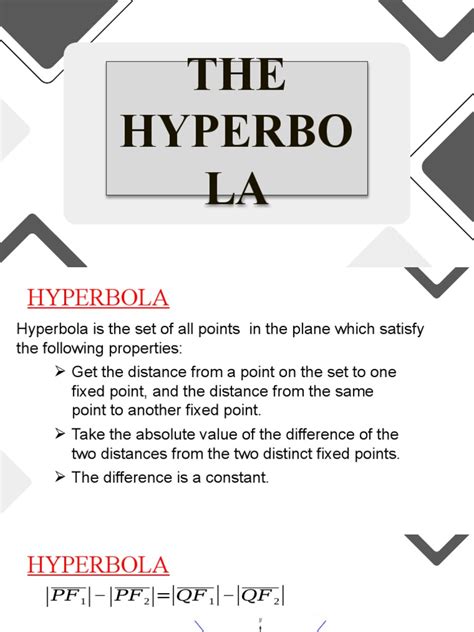 hyperbola | PDF | Vertex (Graph Theory) | Mathematical Objects