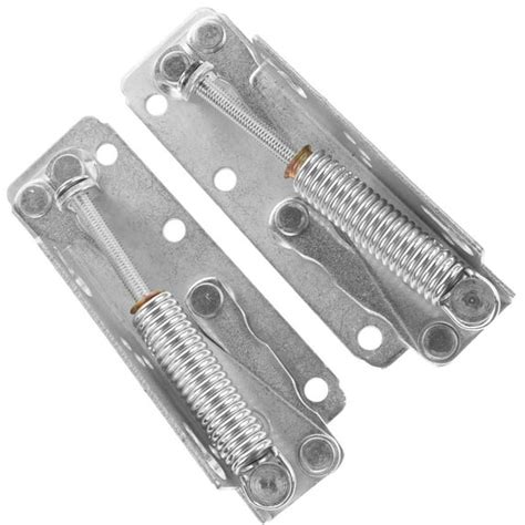 Upkoch 1 Pair Iron Spring Hinge For Furniture Components Bench Seat