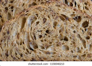 Closeup Sourdough Bread Crumb Texture Background Stock Photo 1158340213 ...