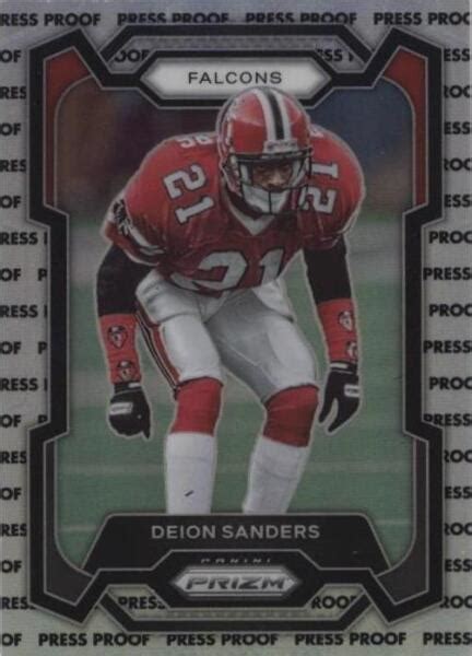 Panini Prizm Press Proof Prizm Deion Sanders For Sale Online