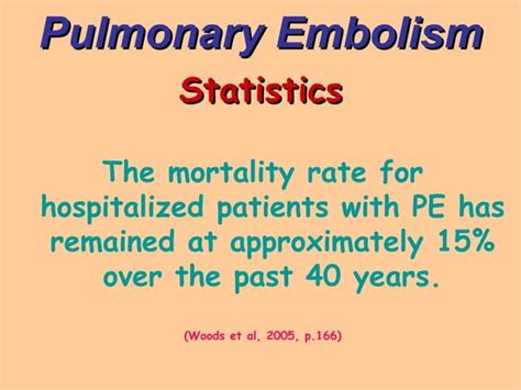 Pulmonary Embolism Ppt