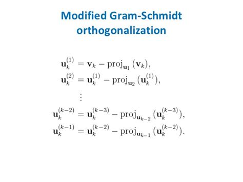 Orthogonal Porjection In Statistics