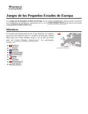 Juegos de los Pequeños Estados de Europa pdf Juegos de los Pequeños