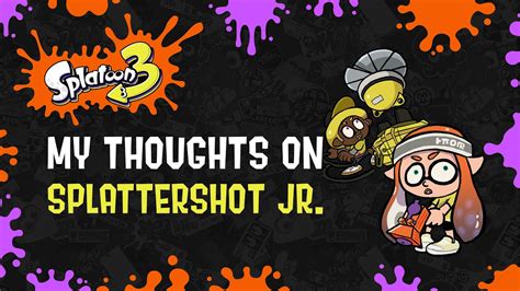 Splatoon Splattershot Jr Analysis Youtube