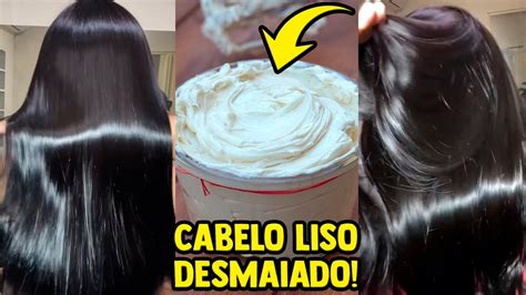 NÃO USE MUITO USEI ÚNICA VEZ ISSO TRANSFORMA QUALQUER CABELO LISO