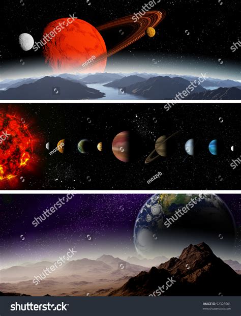 Illustrated Diagram Showing Order Planets Our Stock Illustration 92326561 | Shutterstock