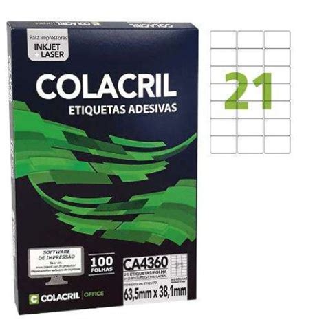 Etiqueta A Laser CA4360 Colacril Dokassa Distribuidora