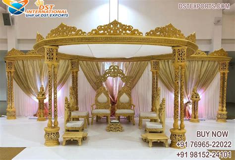 Inspirational Hindu Wedding Decor King Mandap - DST International