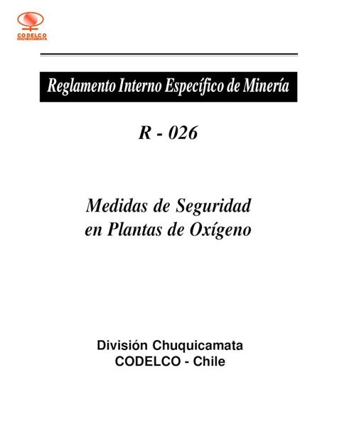 Pdf Medidas De Seguridad En Plantas De Oxigeno Dokumentips