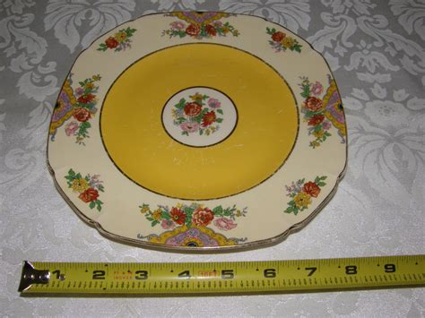 Vintage Royal Ivory John Maddock Sons Plate By Grannyscabinet