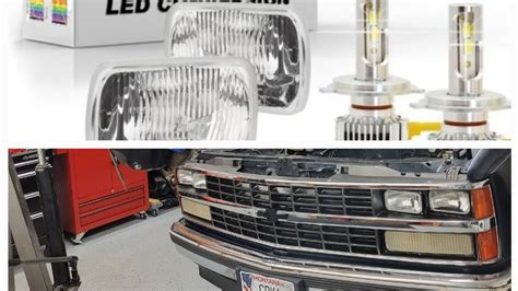 Chevy Obs Quad Led Headlights Review Youtube