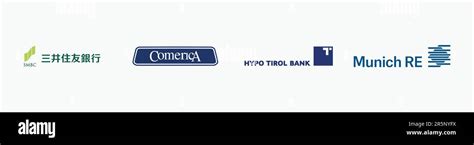 HYPO TIROL BANK logo, COMERICA logo, SUMITOMO MITSUI BANKING logo ...