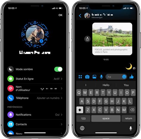 Voici Comment Activer Le Mode Sombre Sur Facebook Messenger Iphone