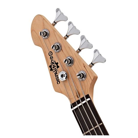 La Left Handed Bass Guitar By Gear4music Sunburst At Gear4music