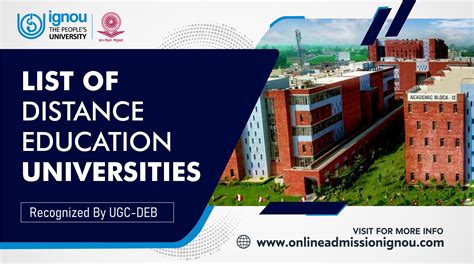 List Of Distance Education Universities Approved By Ugc In