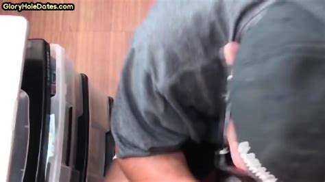 Real Gloryhole DILF Gets Fucked In Ass In Homemade Closeup