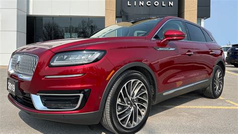 Lincoln Nautilus Reserve Awd W Technology Package In Ruby Red