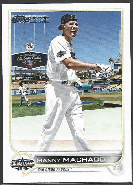 Carte Dinsertion Jeu All Star Update 2022 Manny Machado San Diego