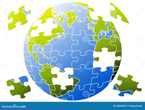 Puzzle World, Vector Royalty Free Stock Photo - Image: 20830395