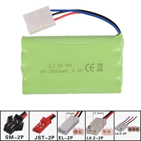 9 6v 1800mah AA NI MH H Battery High Capacity Upgrade Battery For