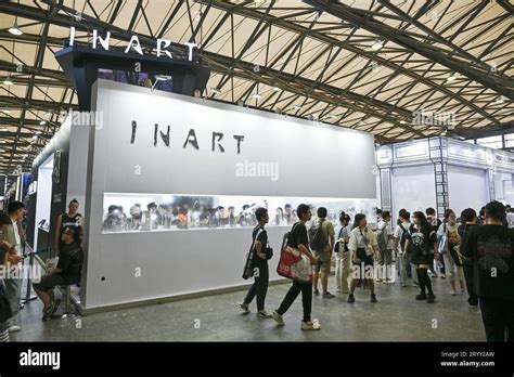 SHANGHAI, CHINA - OCTOBER 2, 2023 - inart stand at the Wonder Festival ...