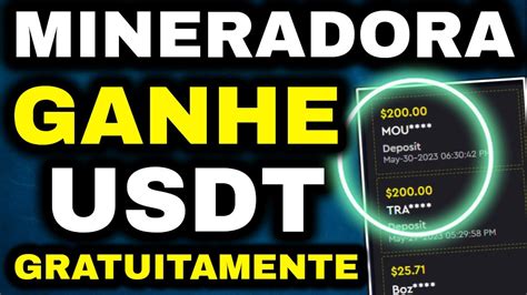 Mineradora De Usdt Ganhe D Lares Por Dia No Autom Tico Como Ganhar