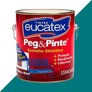 Tinta Esmalte Sintetico Eucatex Ml Azul Franca Brilhante Peg Pinte